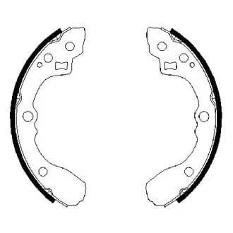 Bosch Bs906 Blue Parking Brake Shoes | Oem Parking Brake Replacement 1