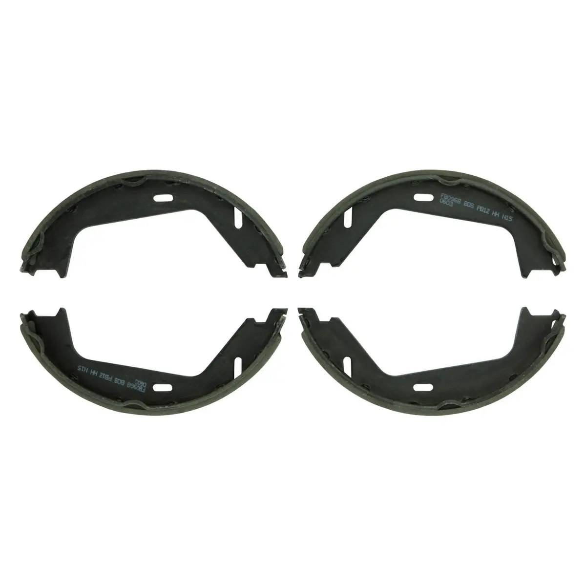 Bosch Bs968 Blue Parking Brake Shoes | Oem Emergency Brake Replacement 1