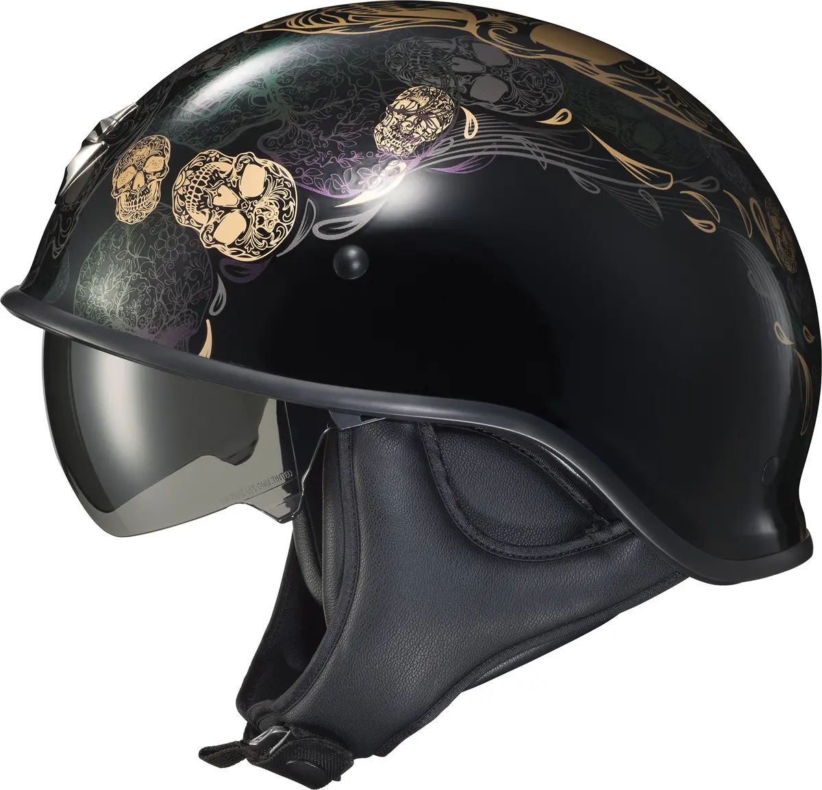 Scorpion Exo C90 Open Face Helmet Kalavera Silver - Part Number C90-1313 1