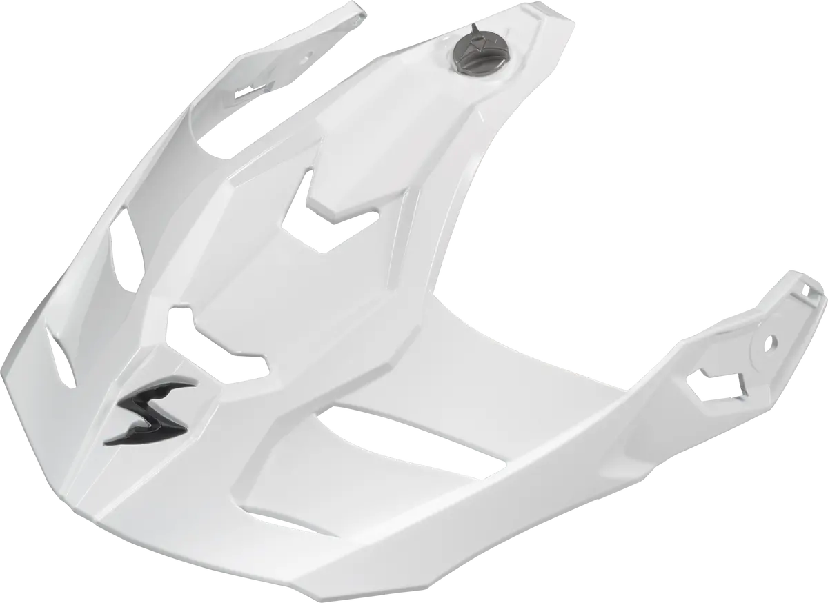 Scorpionexo Xt9000 Carbon Helmet Peak Visor Set - White 1
