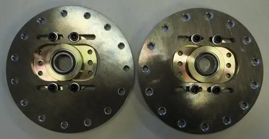 Ford Escort Adjustable Top Camber Caster Suspension Mounts - Front Pair 1