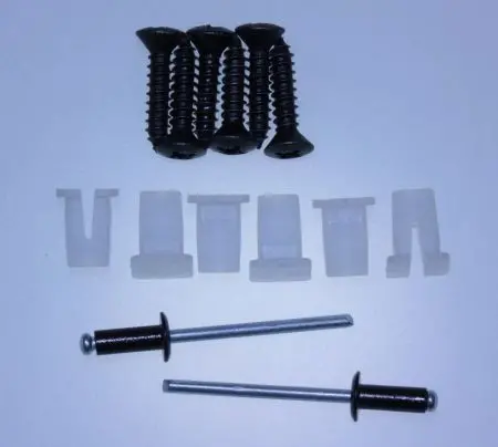 Ford Escort Mk2 C Pillar Clip, Screw & Rivet (#1372) 1