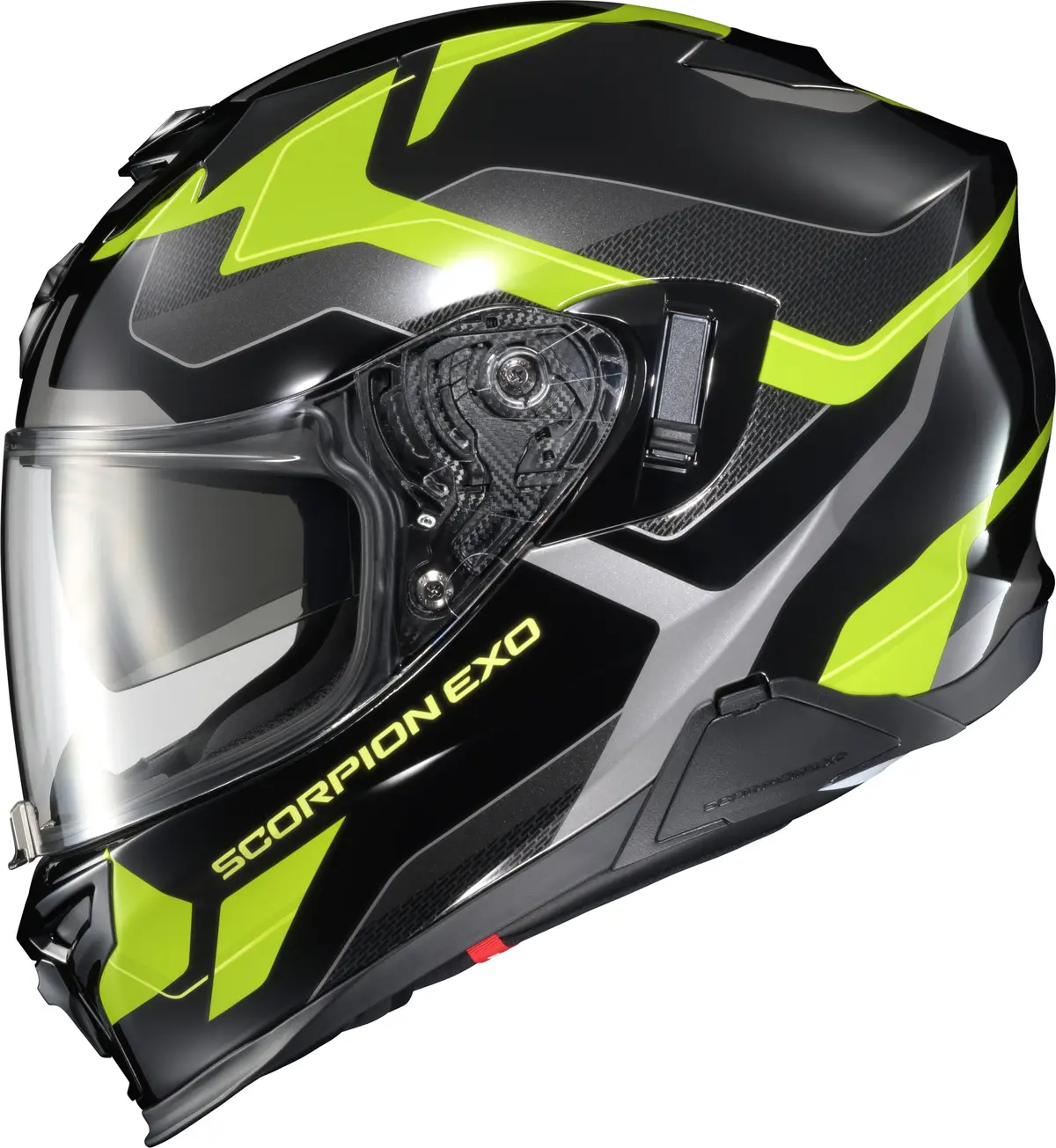 Scorpionexo Exo T520 Full Face Helmet Zuse Black/Hi Viz Medium - Dot & Ece Certified 1