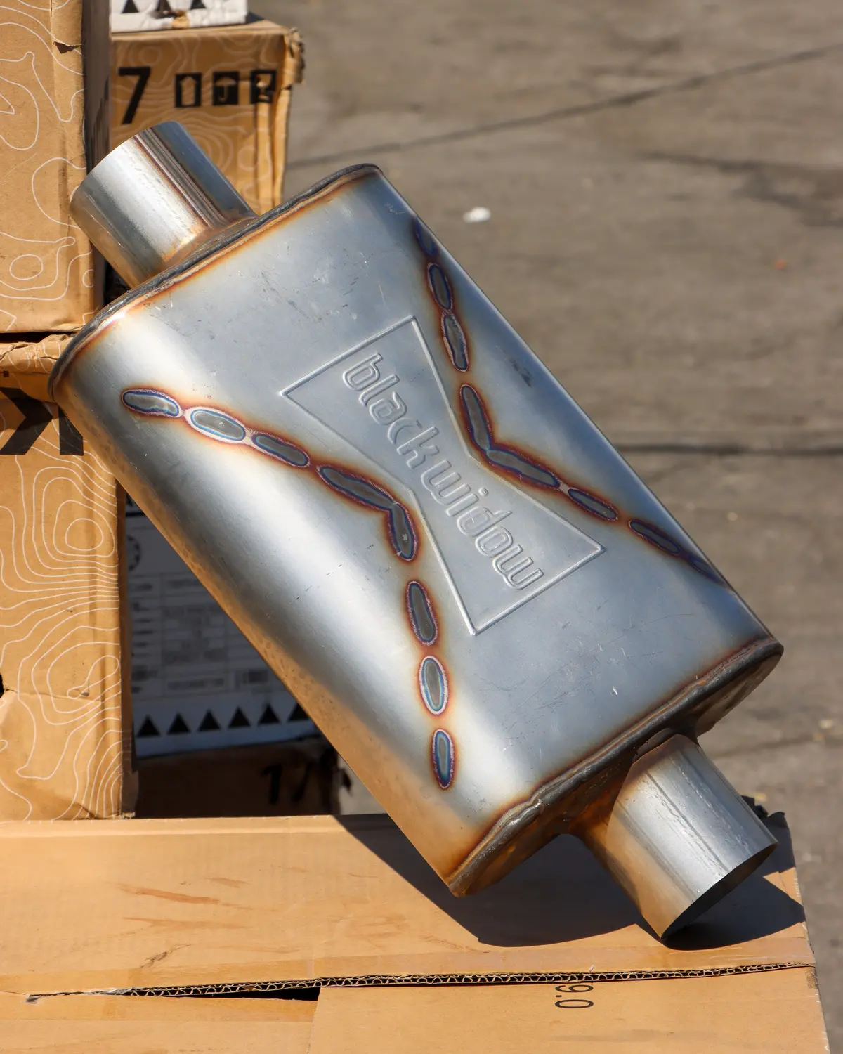 Black Widow Venom 250 Series Muffler | Deep Aggressive Sound 1