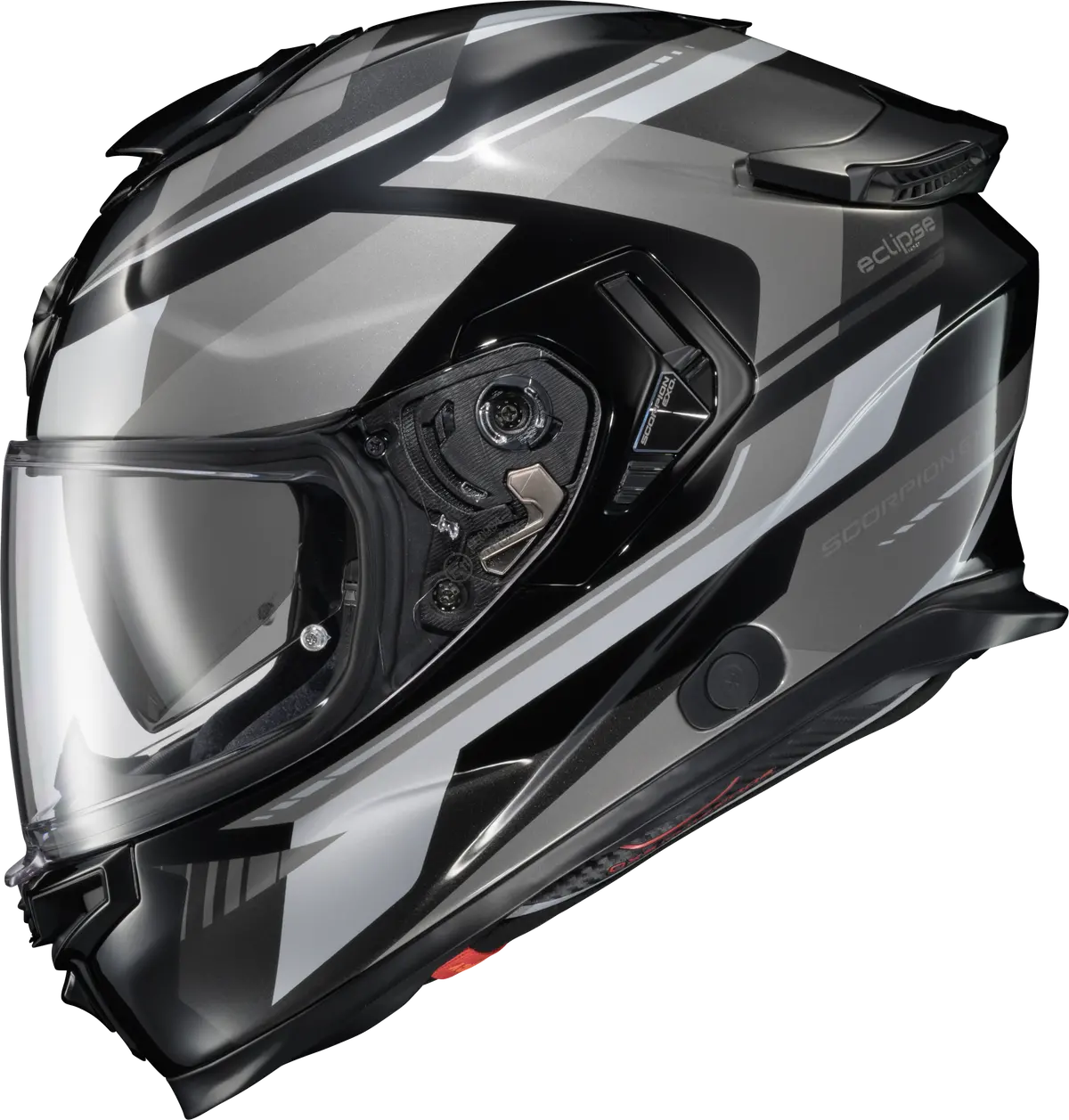 Scorpion Exo Ecl-1115 Exo Eclipse Full Face Helmet - Lunar White/Black, Large 1