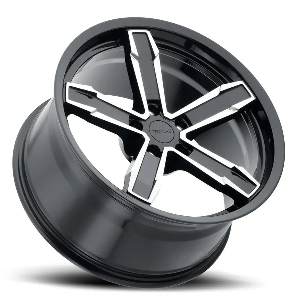 20X11 Gloss Black Machined Face Iroc-Z Camaro Style Wheels (Z10, 5X120.65, +43 Offset) 2