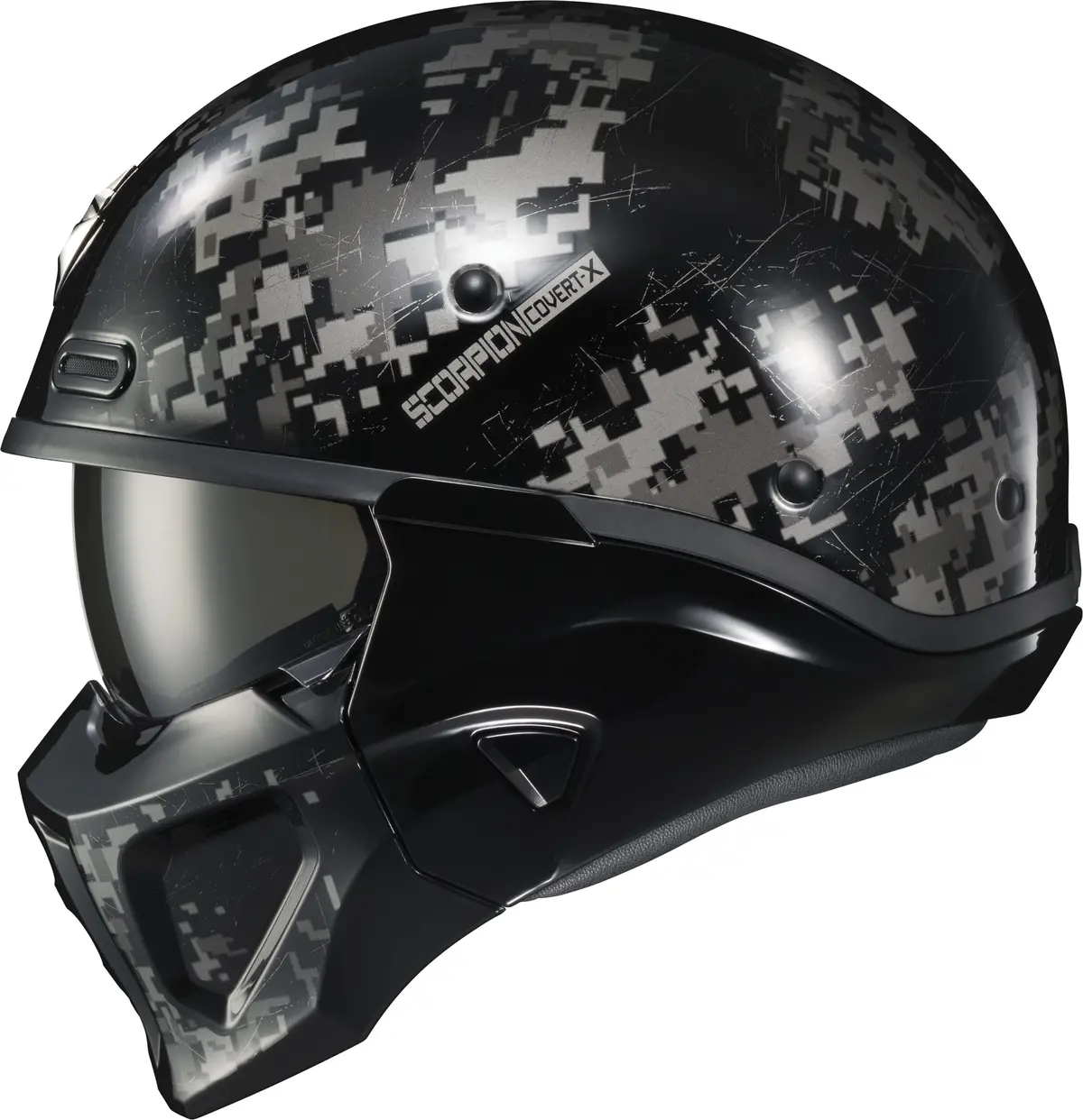 Scorpion Exo Covert X Open Face Helmet Digicamo Medium - Enhanced Safety And Comfort 1
