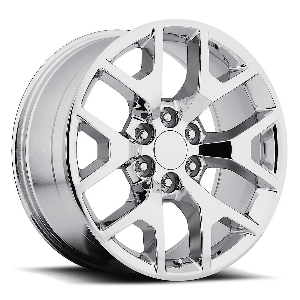 20X9 Chrome Gmc Sierra Style Wheels (Fr44 Honeycomb, 6X139.7, +27 Offset) 1