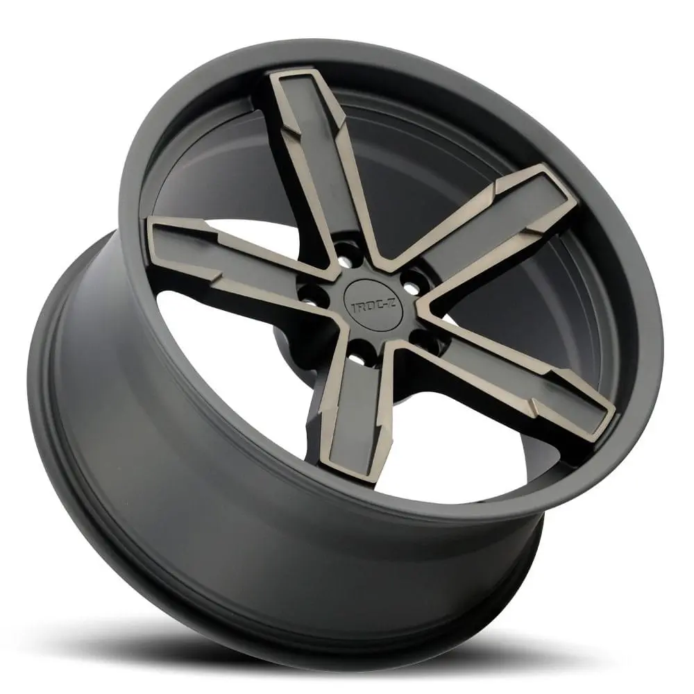20X11 Satin Black Machined Face Iroc-Z Camaro Style Wheels (Z10, 5X120, +43 Offset) 2