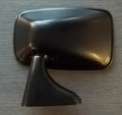 Mini Door Mirror Black Steel 1