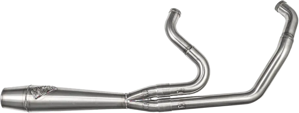 Sawicki 2In1 M8 Softail Full Length Cannon Brushed Ss 1