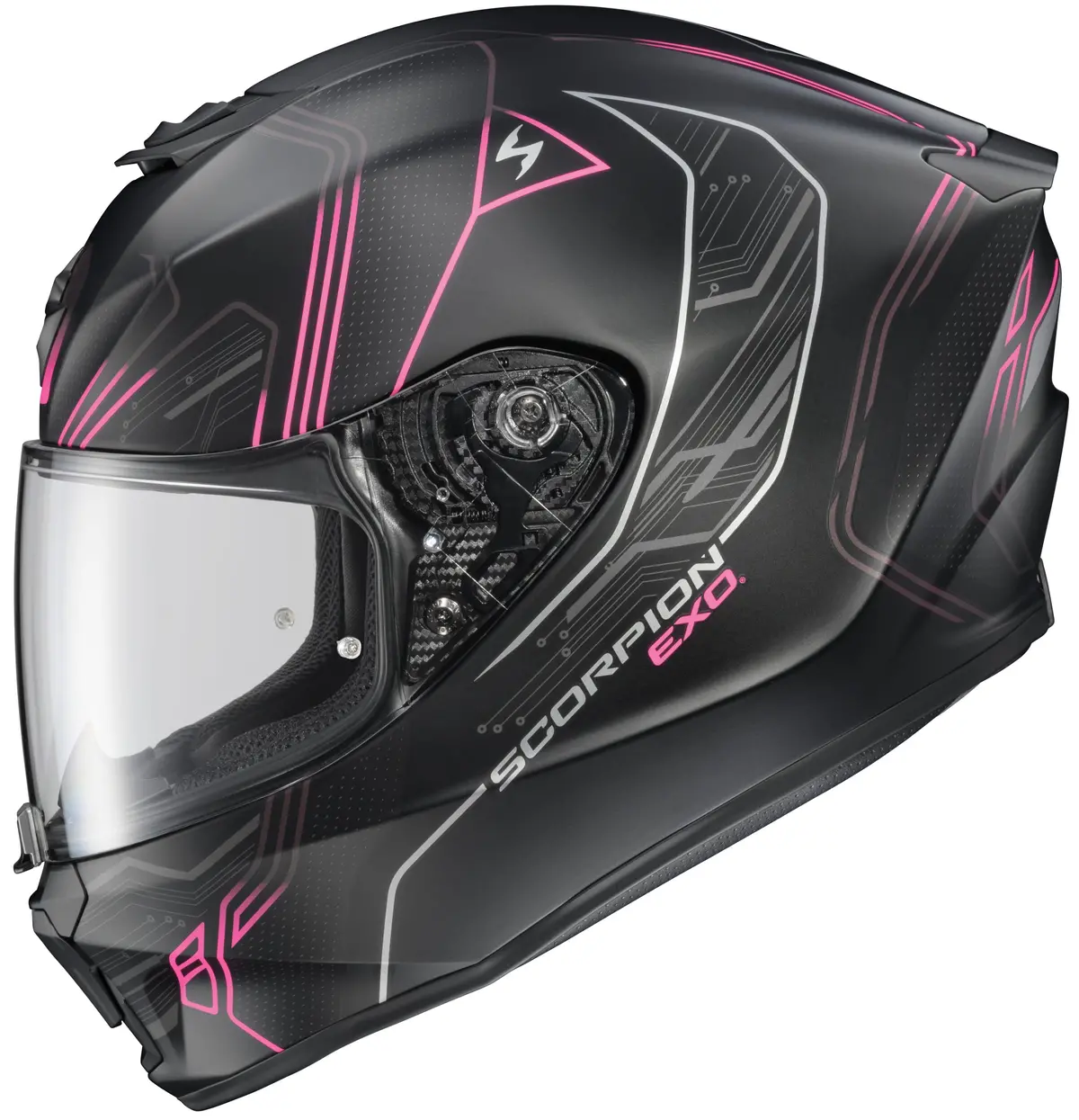 Scorpion Exo Exo R330 Full Face Helmet Bendr White/Pink Large 1