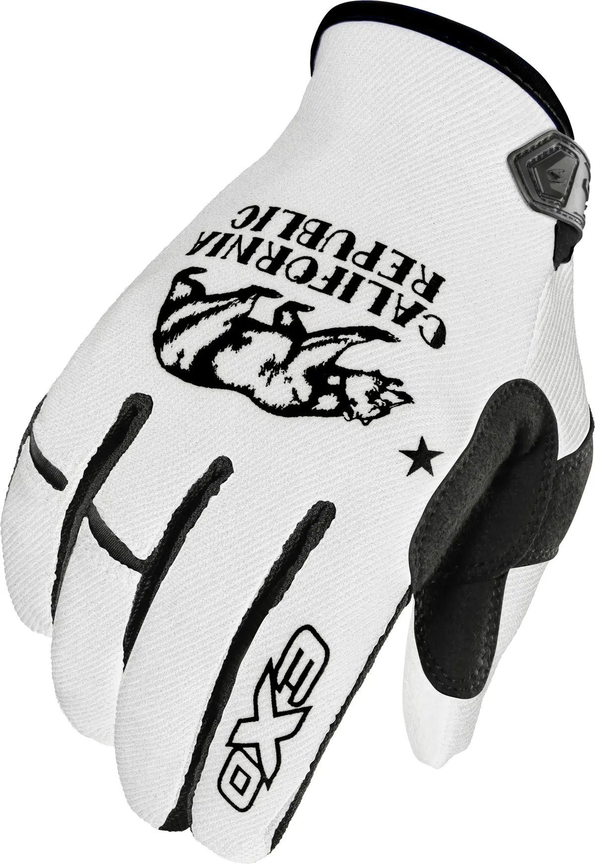Scorpion Exo Moto-Flex Gloves G48-054 * Durable, Flexible Motorcycle And Sports Gloves In White/Black Medium 1