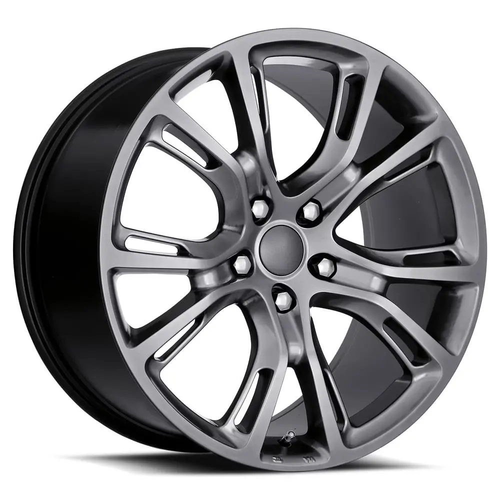 20X9 Hyper Black Jeep Spyder Monkey Style Wheels (Fr88, 5X127, +34.7 Offset 1