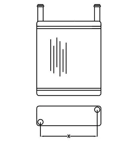 Ford Cortina Mk4 & Mk5 1980-1982 Heater Core 1