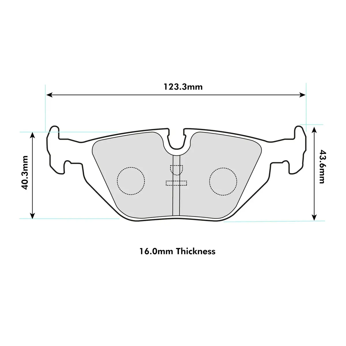 Ferodo Fcp850 Brake Pads Ds3000/Endurance 1