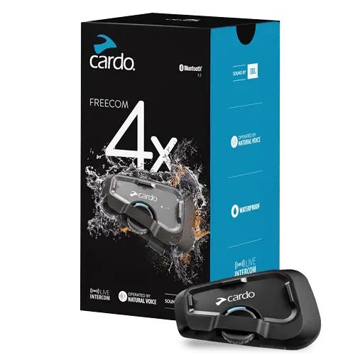 Cardo Freecom 4X Bluetooth Headset Single 1