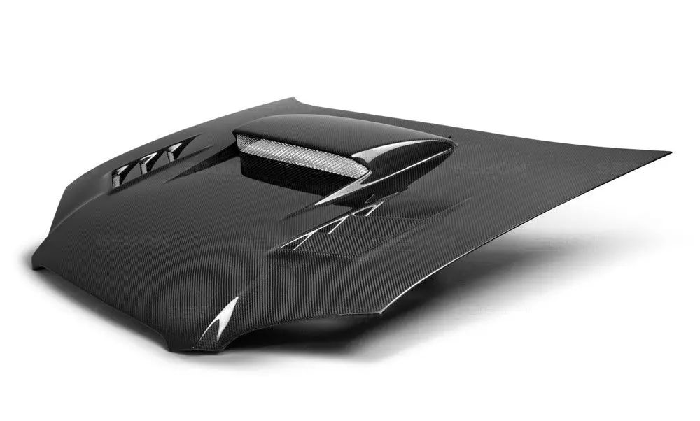 Cwii Style Carbon Fiber Hood - 04-05 Subaru Wrx Sti 1