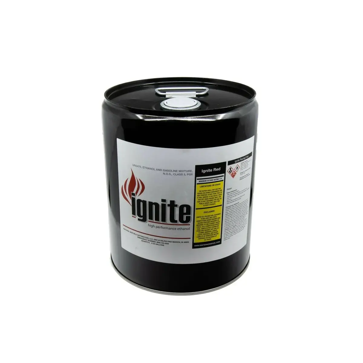 Ignite Red 114 E90 Ethanol Race Fuel 5 Gallon 1