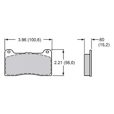 Mazda Rx7 4 Pot Front Winmax Brake Pads W5 Wmp268 1