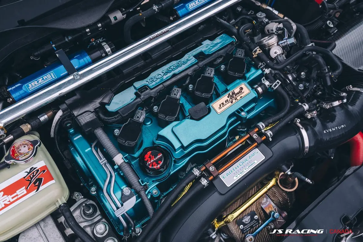Js Racing Valve Cover For Honda Civic Type-R Fk8 2017+ 1