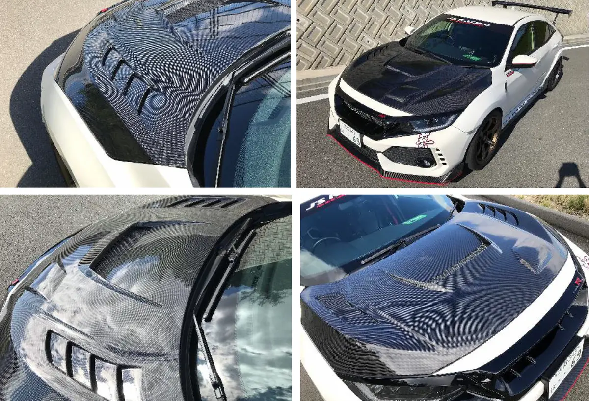 J's Racing Hood Civic Type R Fk8 1