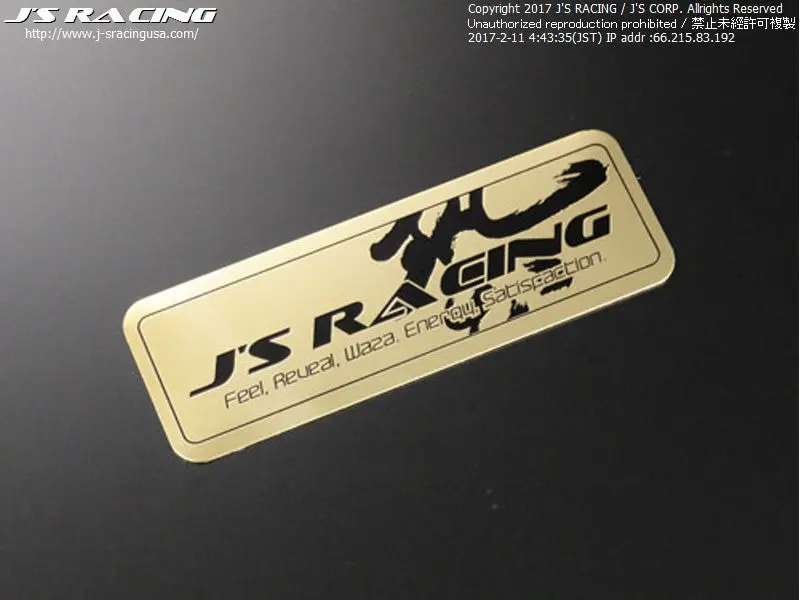 J's Racing Waza Gold Emblem 1