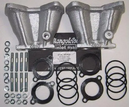 Ford Pre-Crossflow Manifold To Suit Twin Dhla/Dcoe 40S 1