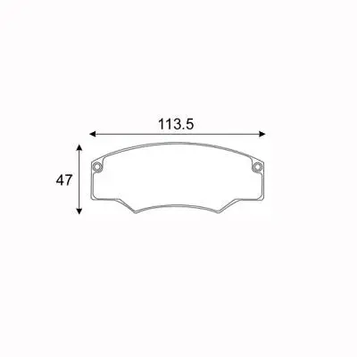 Mintex Mdb1200-M1166 Brake Pads For Ap Racing Caliper. 1