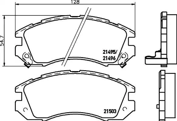 Mintex Mdb1496 1166 To Suit Subaru Impreza 2.0 94-2000 Front Grab Caliper 1