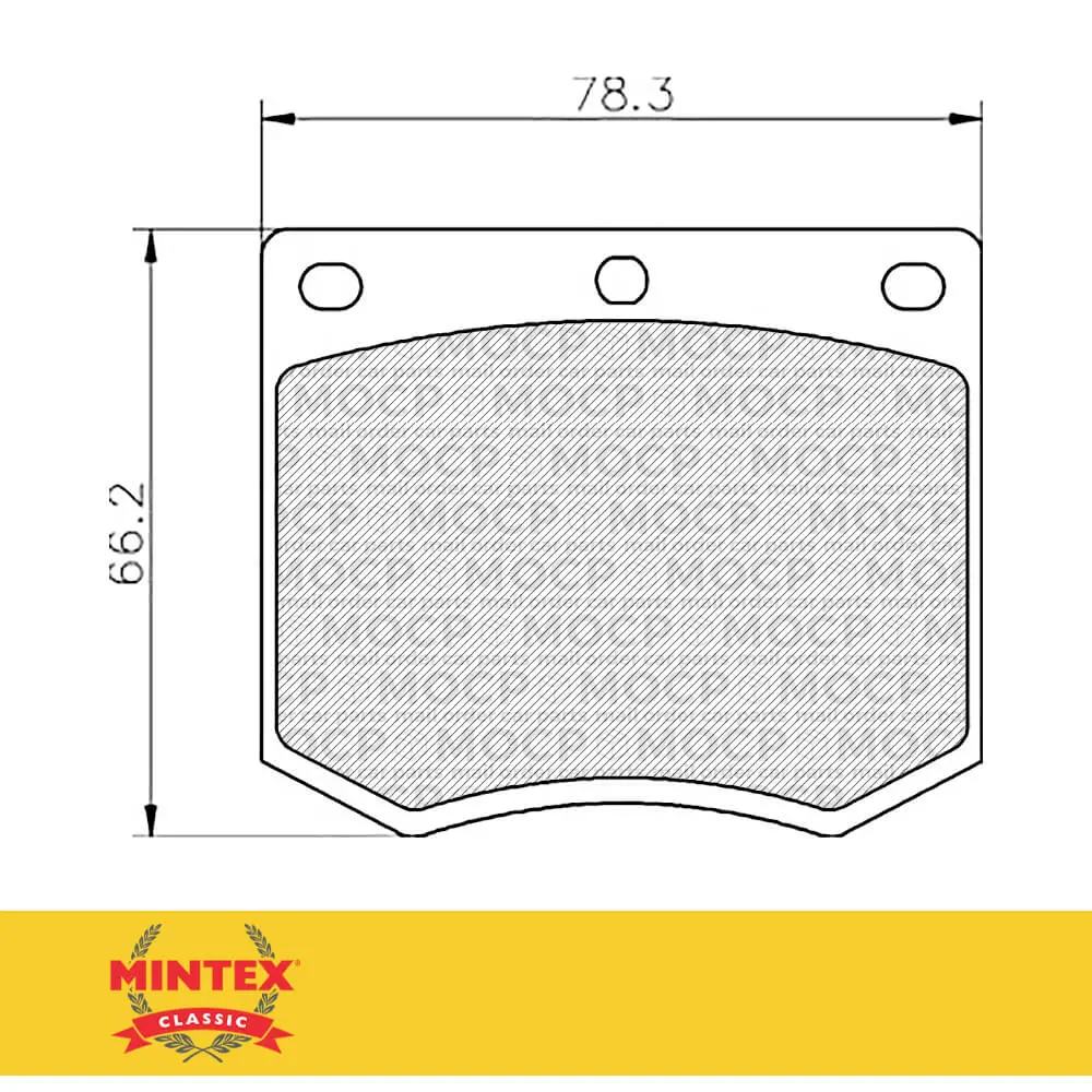 Mintex Mgb535 - 1155 Escort Mk1 Small Front Caliper 1