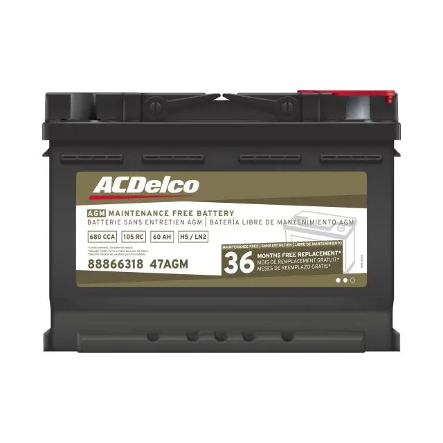 ACDelco AGM Battery BCI Group 47 – OEM-Quality Replacement