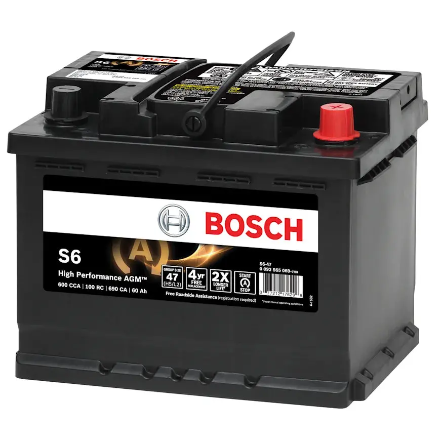Bosch S6-47 AGM Starter Battery – Reliable Cold-Cranking Power for BMW, Mercedes-Benz & Audi Vehicles