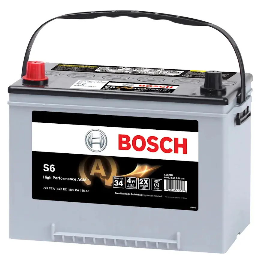 Bosch S6 AGM Flat-Plate Battery – Maintenance-Free Power for BMW 3 Series & Mercedes-Benz C-Class