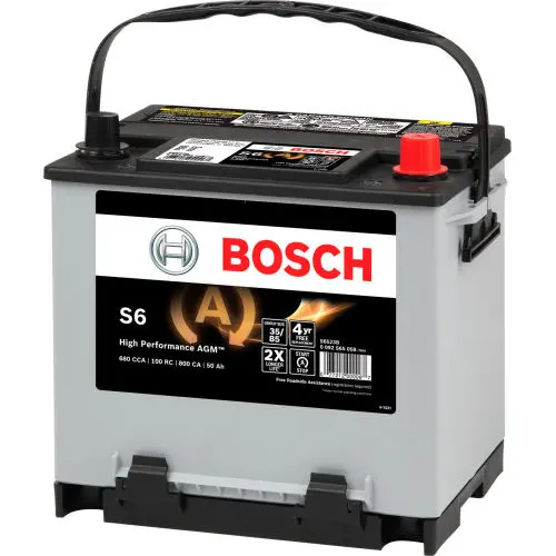 Bosch S6 AGM Flat-Plate Battery – 760 CCA, Compatible with BMW X3 and Audi Q5