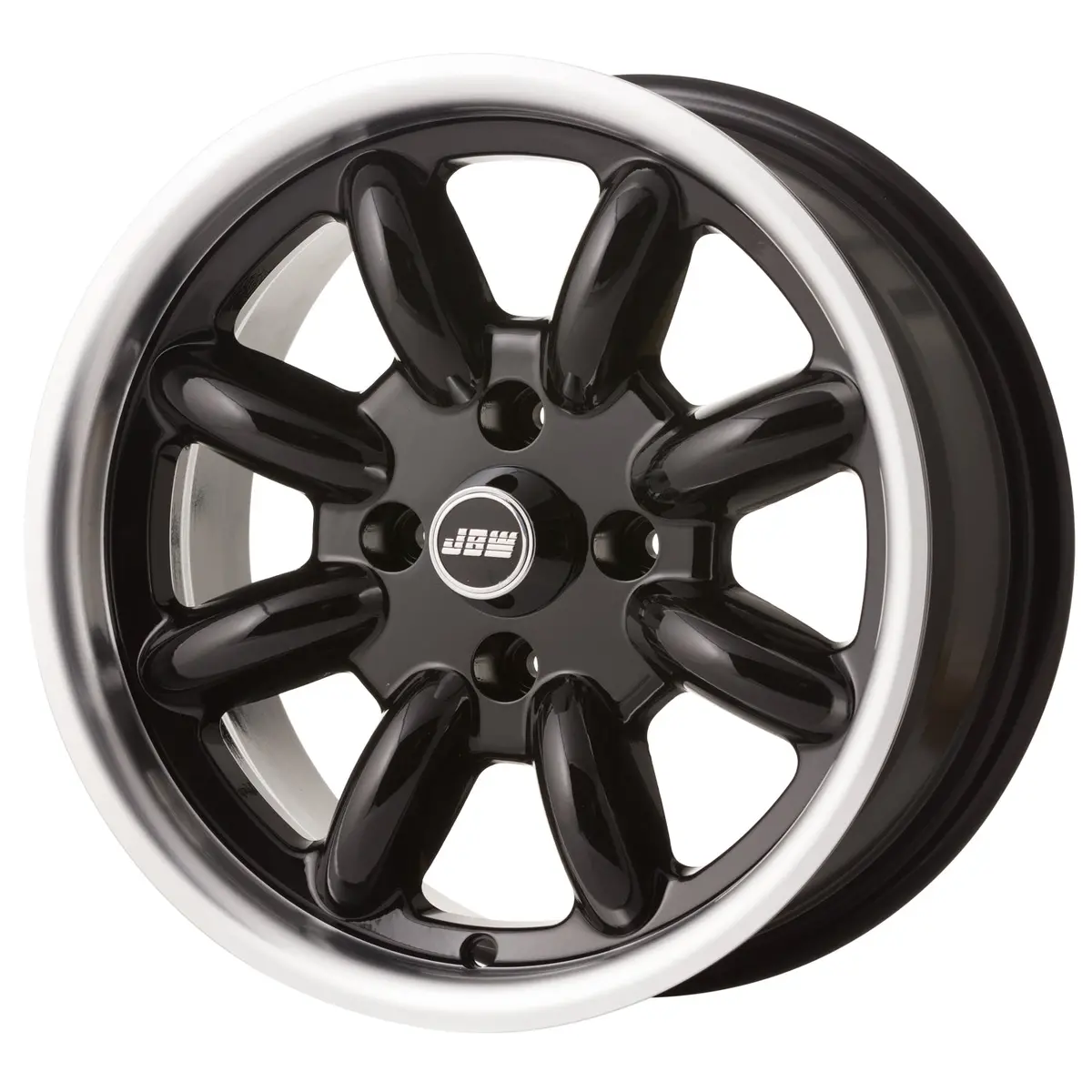Jbw 15 X 7.0 Minilight 4X108 Et0 Black Metal Polished Lip (Sold As Set 4) 1