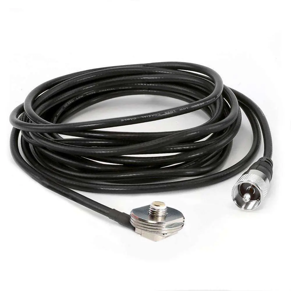 Rugged Radios 15 Ft Antenna Coax Cable With 3/8 Nmo Mount 1