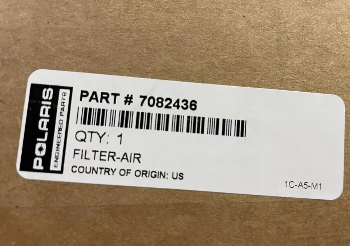 Air Filter, Part 7082436 Rzr Pro R 1