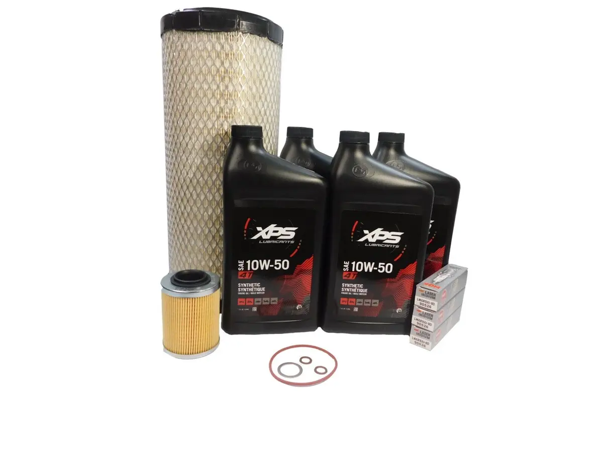 2017-2023 Can-Am Maverick X3 Oem 10W-50 Full Synthetic Oil Change Kit 1