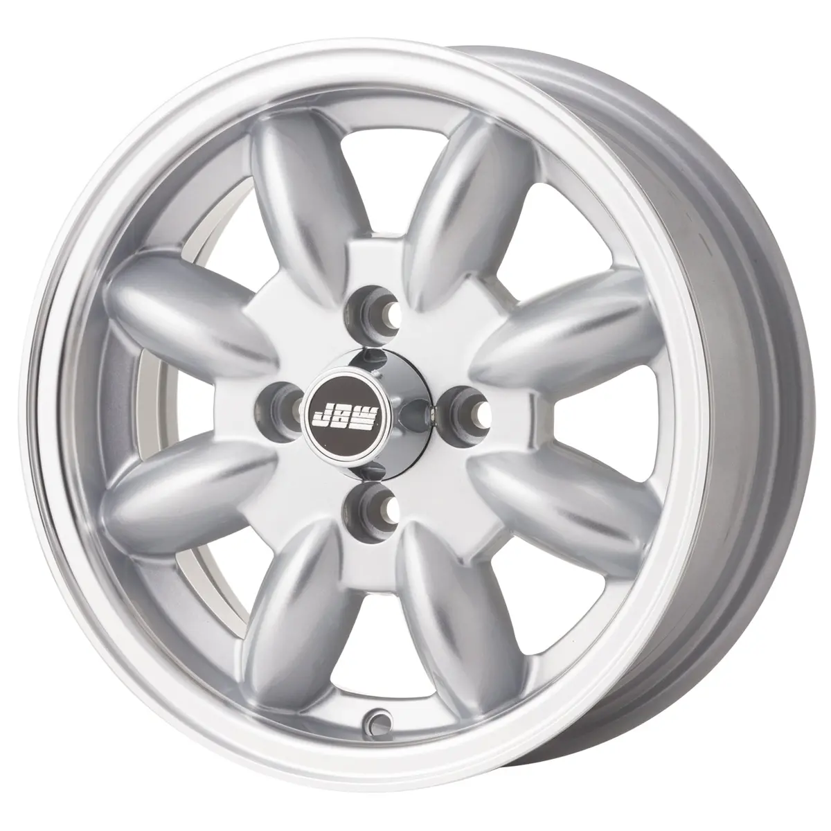 Jbw 13 X 5 Minilite 4X101.6 Et20 - Silver With Polished Lip (Sold As Set 4) 1
