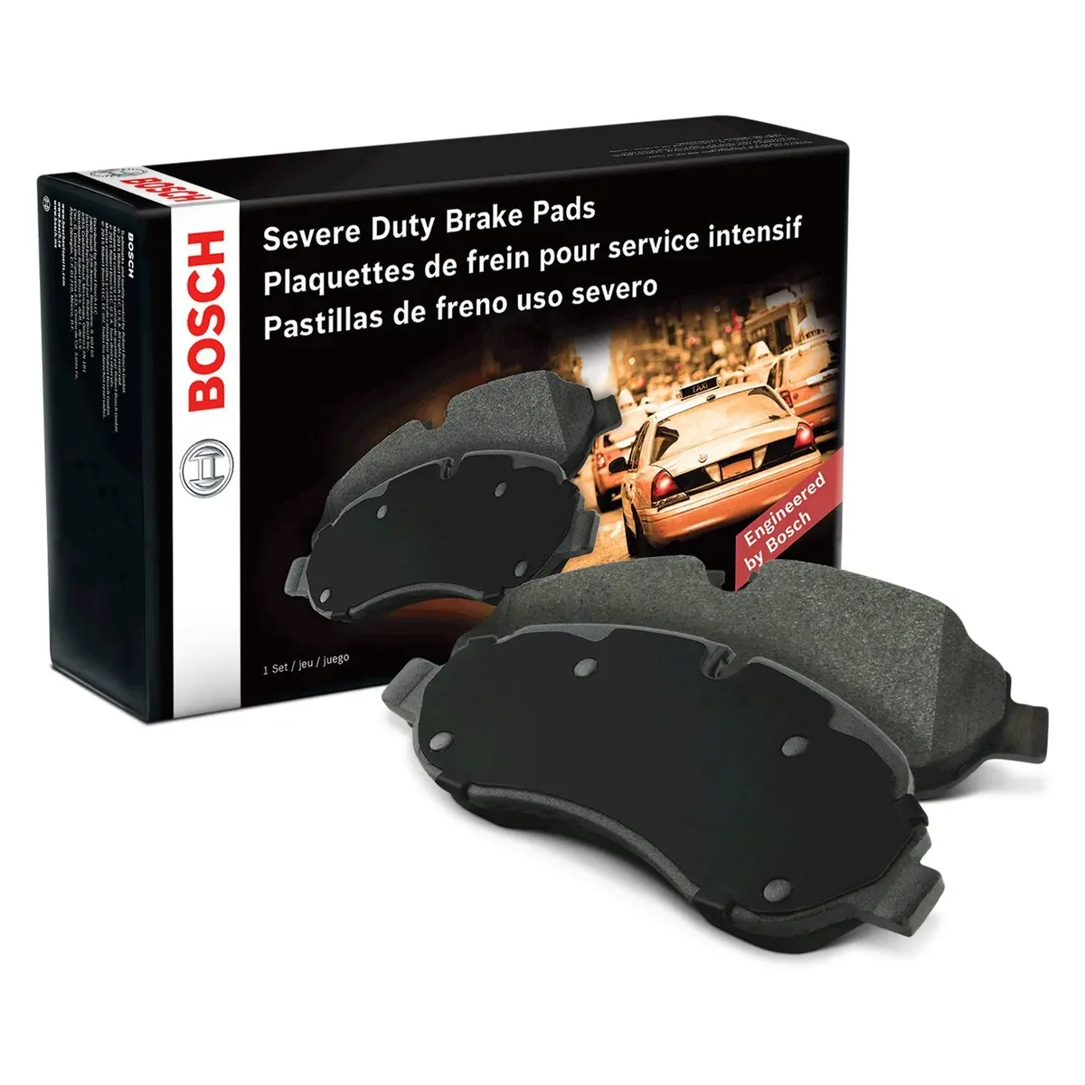 Bosch Bsd784 Severe Duty Semi-Metallic Front Brake Pads | Oem Fleet Replacement 1