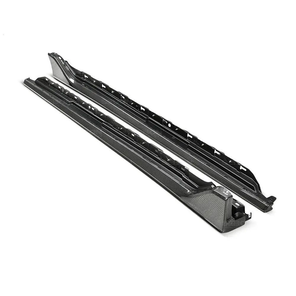 Oem Style Carbon Fiber Side Skirts - 2017+ Civic Type-R (Fk8) 1