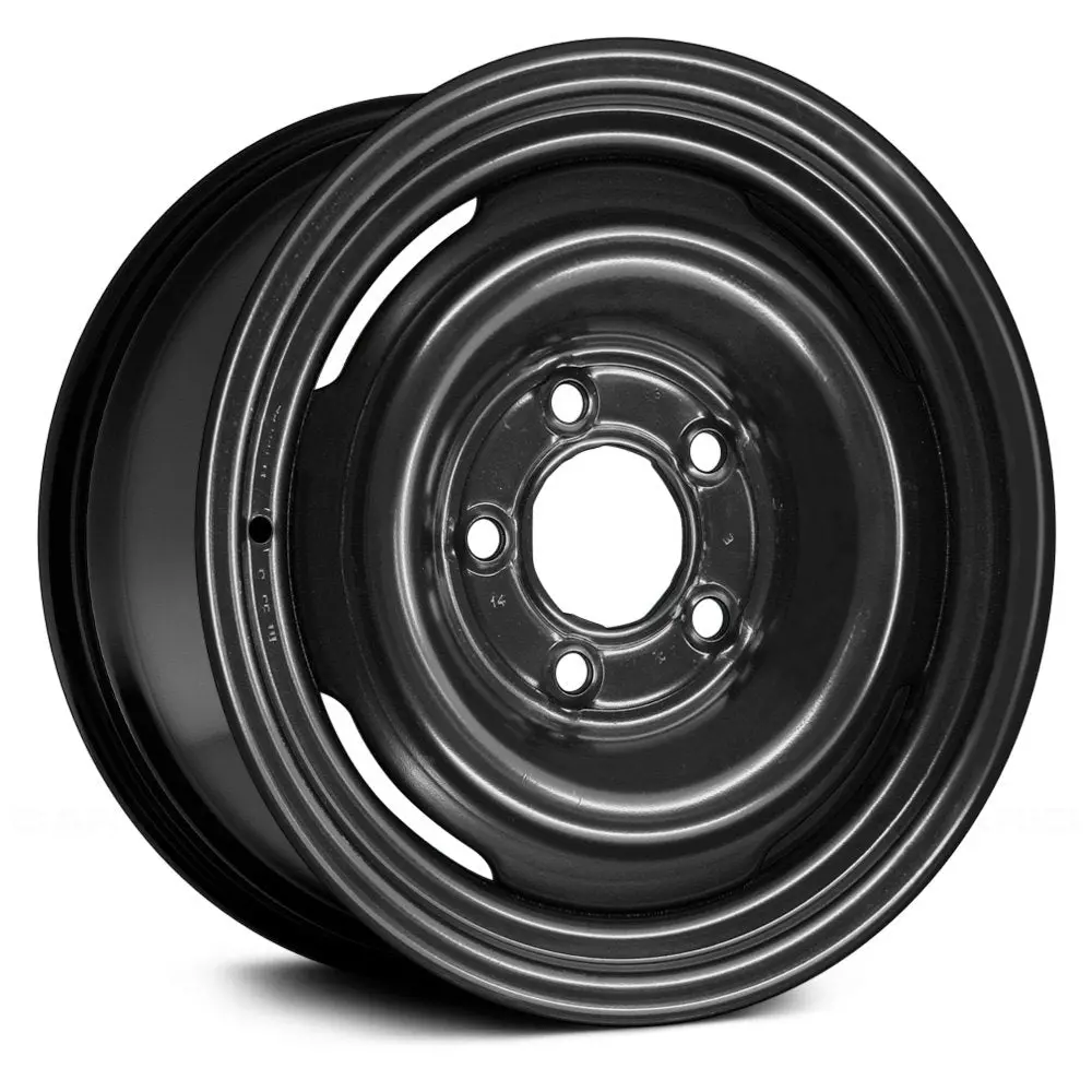 15 X 7 Steel Remanufactured Wheel With 5 X 127 Bolt Pattern | Oem Factory Replacement Rim | Chevrolet Ck Pickup 1996–1999 - Black | Black 1