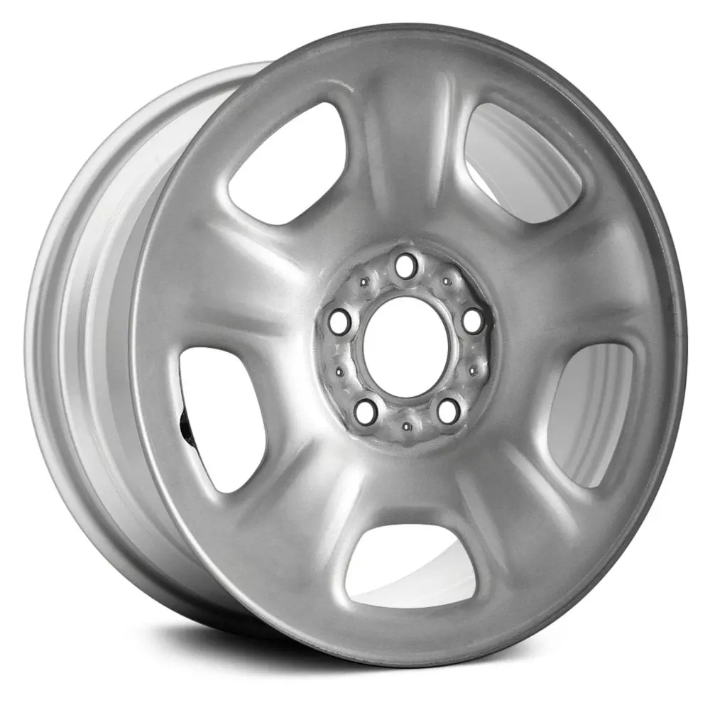 16 X 7 Steel Remanufactured Wheel With 5 X 114.3 Bolt Pattern | Oem Factory Replacement Rim | Jeep Liberty 2002-2007 - Silver | Silver 1