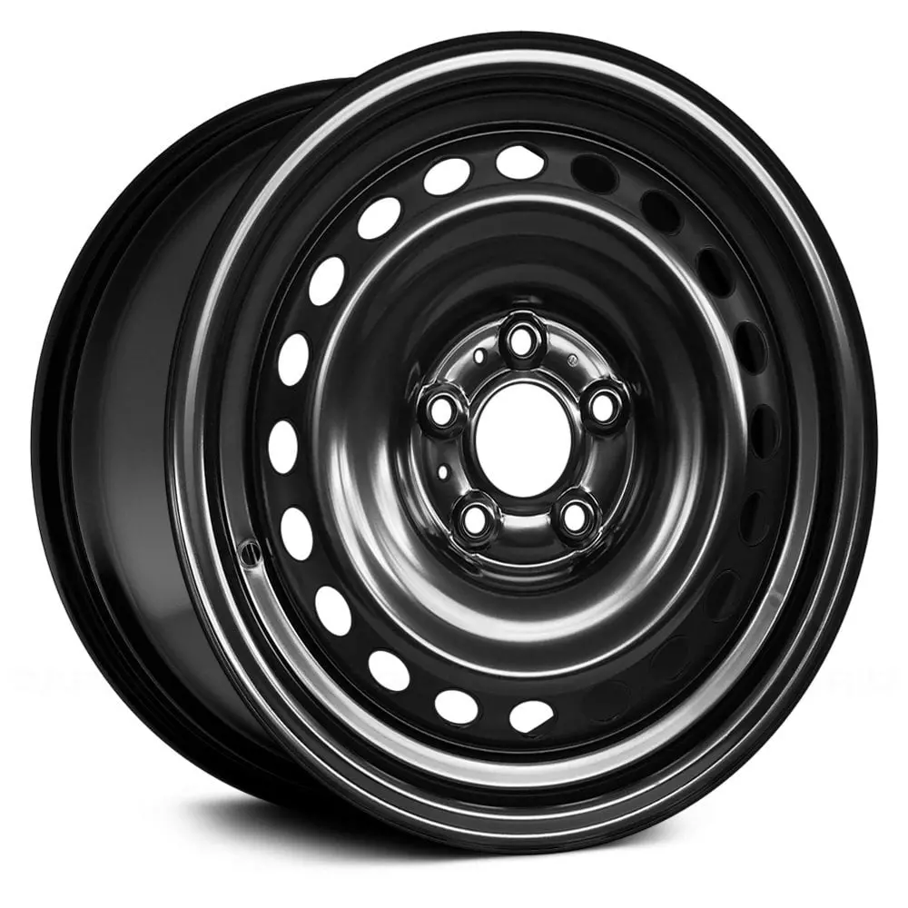 16 X 6.5 Steel Replica Wheel With 5 X 114.3 Bolt Pattern - Black | Oem Factory Replacement Rim |  | Black 1