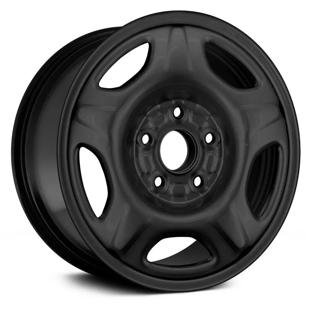 15 X 6 Steel Remanufactured Wheel With 5 X 114.3 Bolt Pattern | Oem Factory Replacement Rim | Honda Cr-V 2002-2005 - Black | Black 1