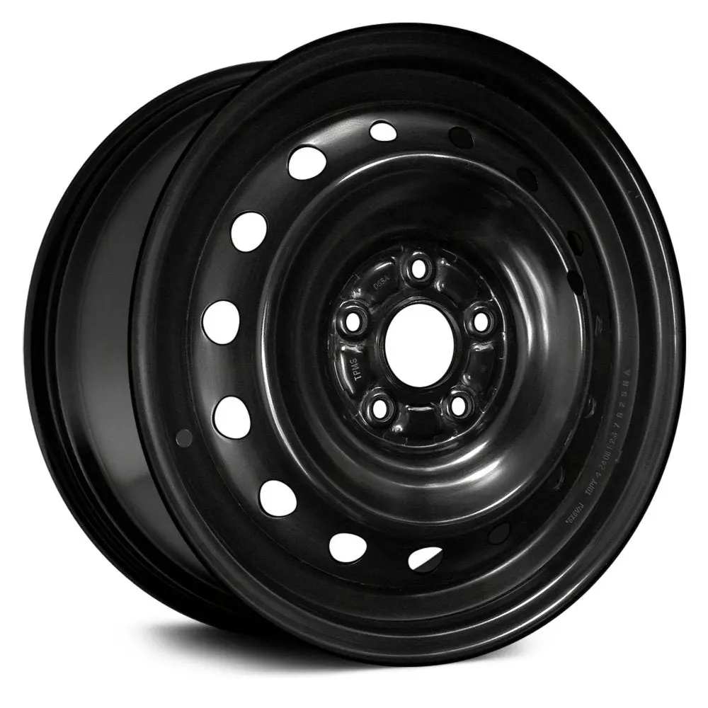 16 X 6.5 Steel Replica Wheel With 5 X 114.3 Bolt Pattern | Oem Factory Replacement Rim | Honda Civic 2006-2011 - Black | Black 1
