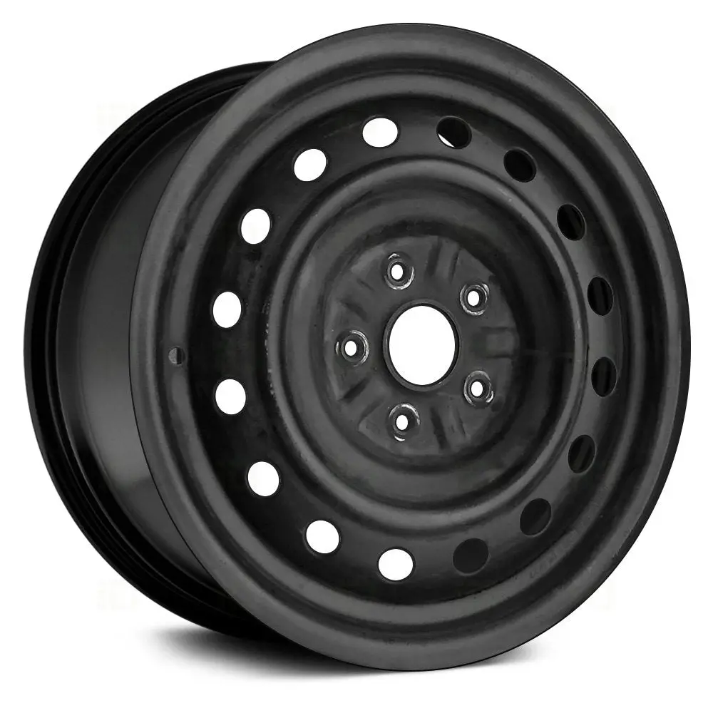 16 X 6.5 Steel Replica Wheel With 5 X 114.3 Bolt Pattern | Oem Factory Replacement Rim | Toyota Sienna 2004-2010 - Black | Black 1