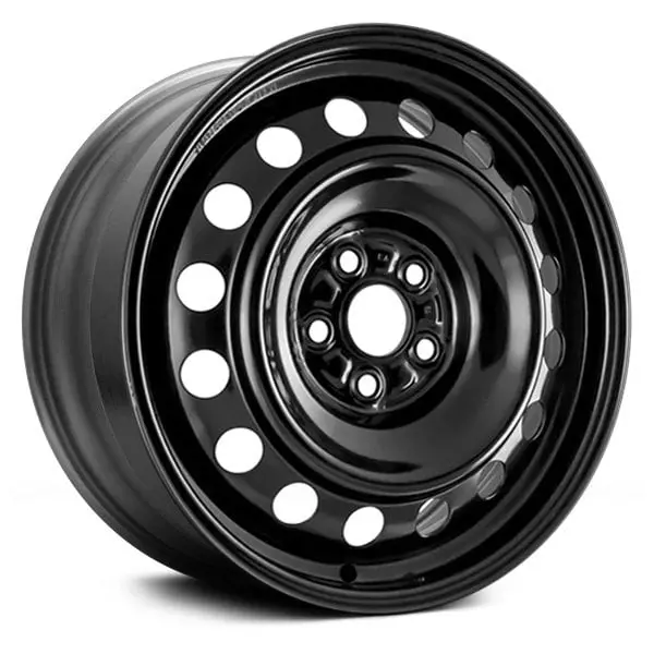 15 X 6 Steel Replica Wheel With 5 X 100 Bolt Pattern | Oem Factory Replacement Rim | Toyota Corolla 2009-2018 - Black | Black 1