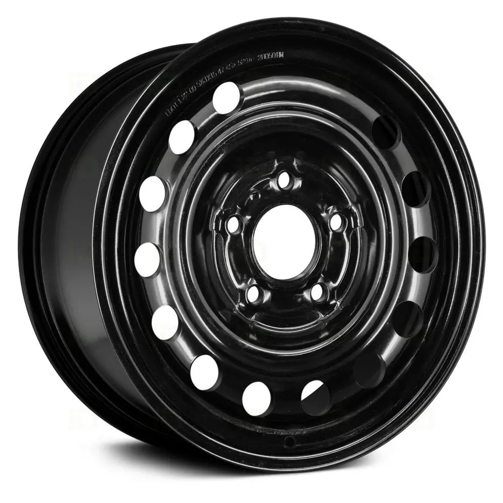 15 X 6 Steel Remanufactured Wheel With 5 X 114.3 Bolt Pattern | Oem Factory Replacement Rim | Hyundai Elantra 2011-2013 - Black | Black 1